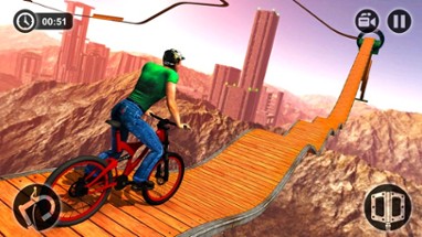 Impossible BMX Bicycle Stunt Rider Image