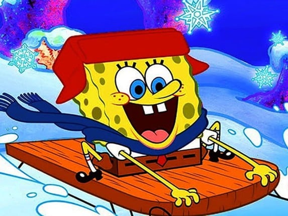 SpongeBob Winter Puzzle Game Cover