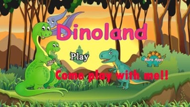 Dinoland : dinosaur life jigsaw puzzle Image