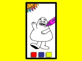 Grimace Coloring Book Image