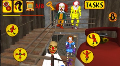 Clown And Friends Hospital Horror Neighbor Image