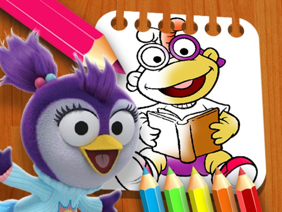 Muppet Babies Coloring Book Game Cover