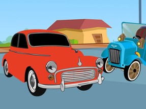 Old Timer Cars Coloring Image