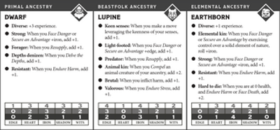 Ancestries Card Set (for the Ironsworn System) Image