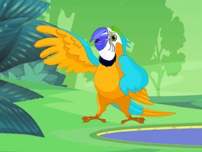 Parrot Pal Coloring Image