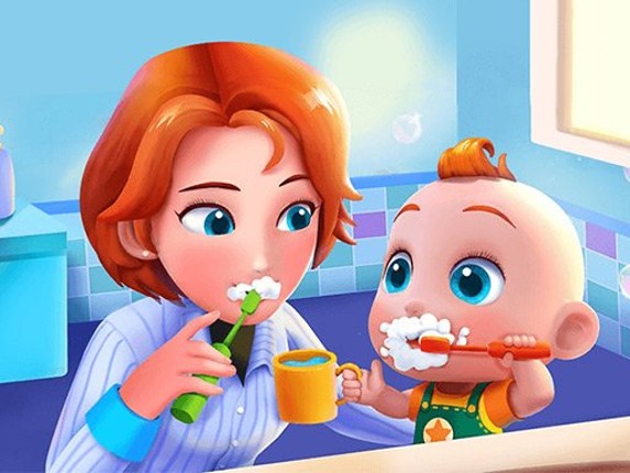 Baby care game for kids Game Cover