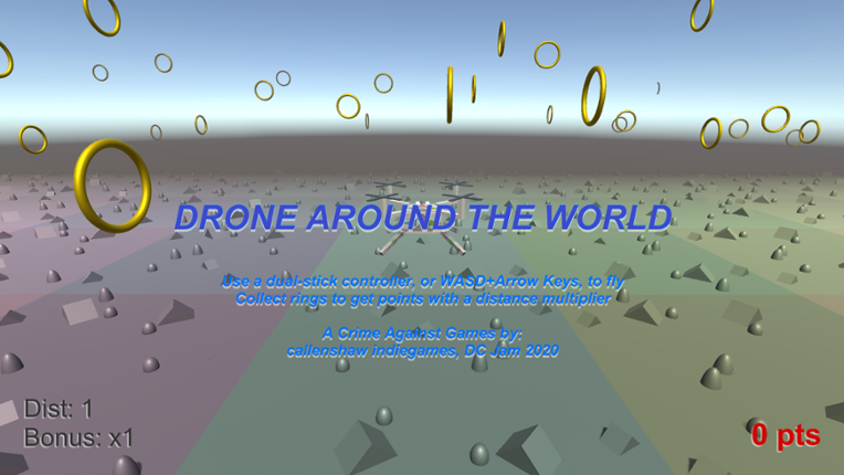 Drone Around the World Game Cover