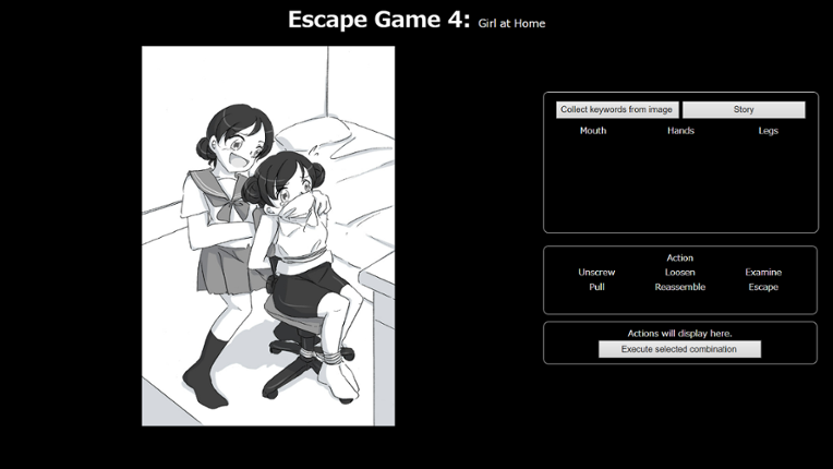 TripleQ Escape Game Remastered: 4 - Girl at Home Game Cover