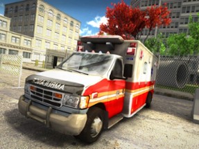 Ambulance Parking - Emergency Hospital Driving Free Image