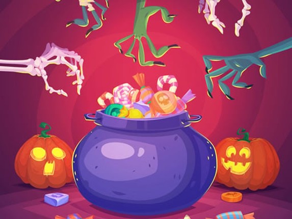 Cute Halloween Monsters Memory Game Cover