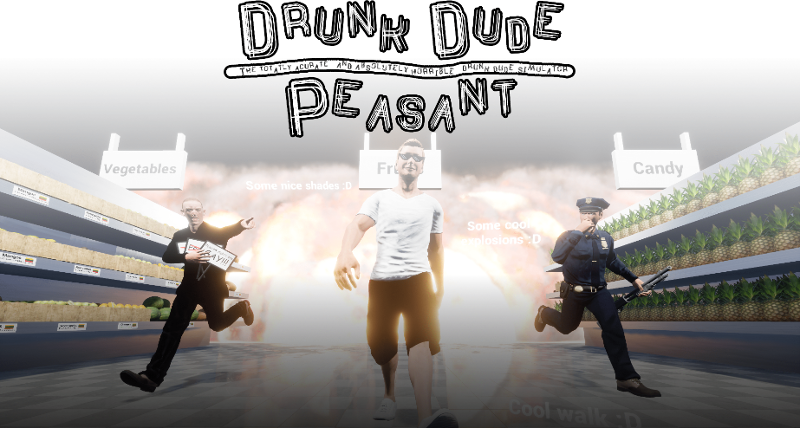 Drunk Dude Peasant Game Cover