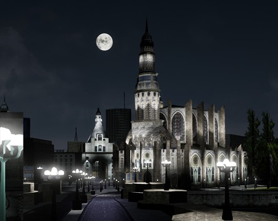 A Dresden Look-Alike City Liminal Lockdown Driving Simulator Game Cover
