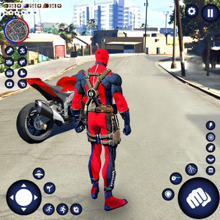 Miami Rope Hero Spider Game 2 Game Cover