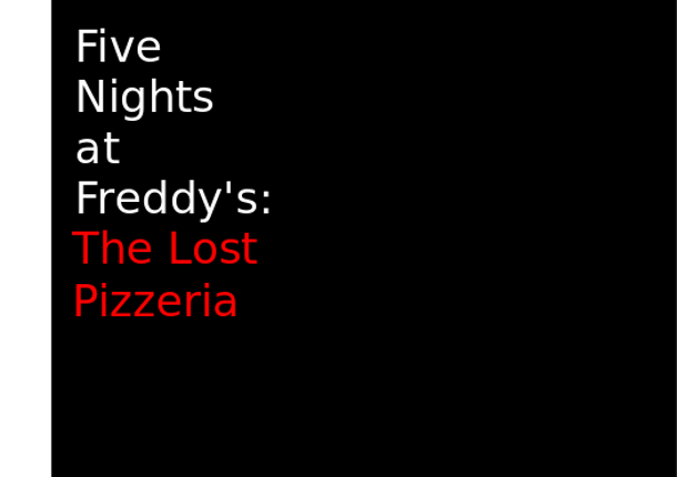 FNaF: The Lost Pizzeria Game Cover