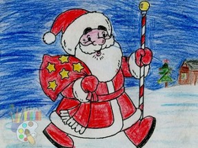 Santa Claus Coloring Image