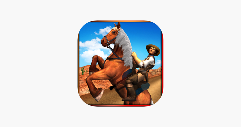 Texas Wild Horse Race 3D Game Cover