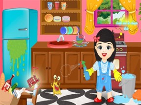 Baby Girl Clean House Image