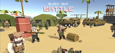 Block gun battle 3d Image