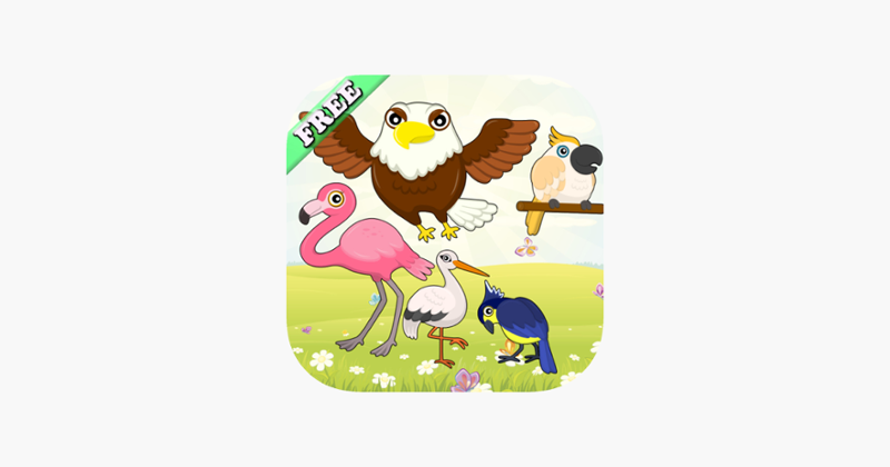 Flying Birds Match Games for Toddlers and Kids : discover the bird species ! FREE app Game Cover