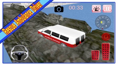 Rescue Ambulance Driver 3d simulator - On duty Paramedic Emergency Parking, City Driving Reckless Racing Adventure Image