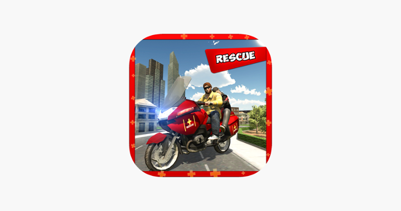 Bike Rider Ambulance Rescue Game Cover