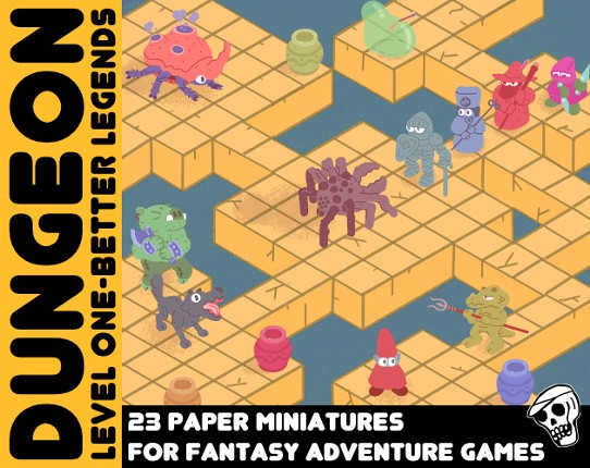 Dungeon Level 1: Miniatures Game Cover