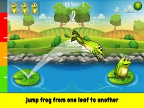 Jungle Frog Jumping Image