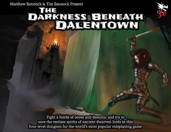 DD-01 The Darkness Beneath Dalentown for 5th Edition Game Cover