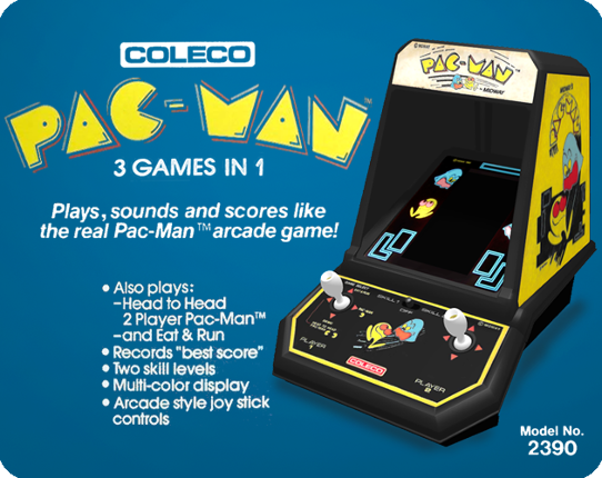 Coleco Pacman Game Cover