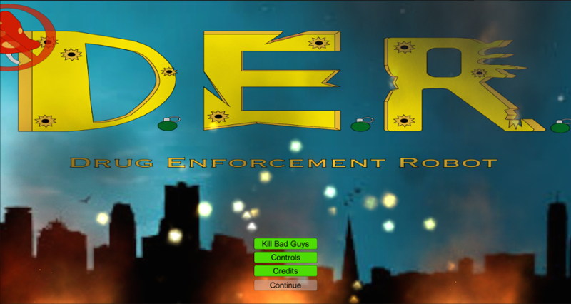 Drug Enforcement Robot Game Cover