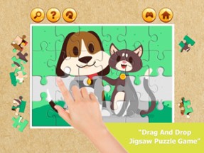 Cat And Dog Jigsaw Puzzle Image