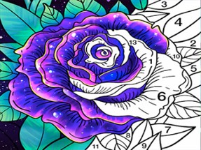 Coloring Book Color by Number Image