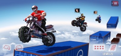 Dirtbike Roof Top Racing Game Image