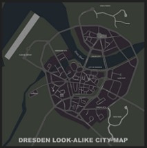 A Dresden Look-Alike City Liminal Lockdown Driving Simulator Image