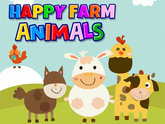 Happy Farm Animals Game Cover