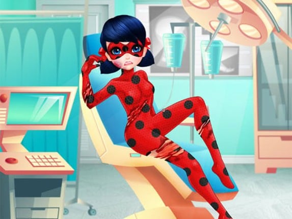 Dotted-Girl Ambulance For Superhero Game Cover