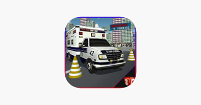 Ambulance Hospital Parking – Drive &amp; park vehicle in this extreme driver simulator game Image