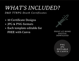 TTRPG Character Death Certificates Image