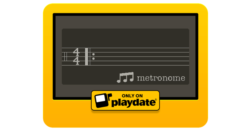 Metronome for Playdate Game Cover