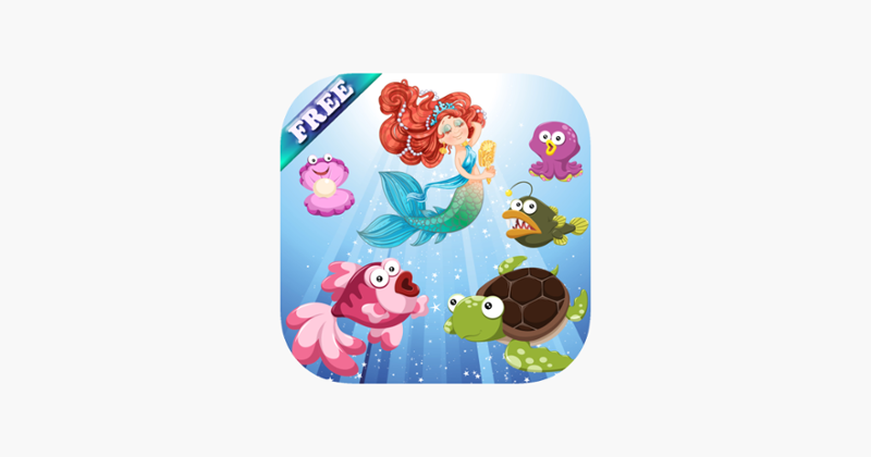 Mermaids and Fishes for Toddlers and Kids : discover the ocean ! FREE app Game Cover