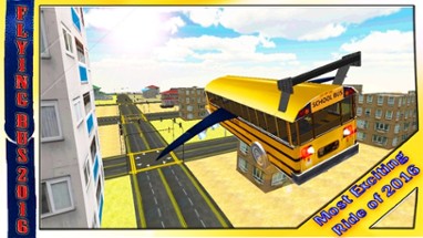 School Bus Jet 2016 – Flying Public Transport Flight with Extreme Skydiving Air Stunts Image