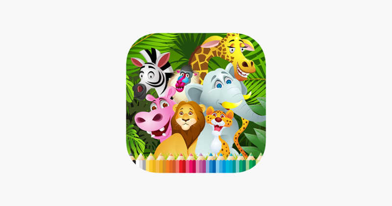 Total Animals Coloring Book - for Kid Game Cover