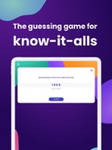 Know-it-all - A guessing game Image