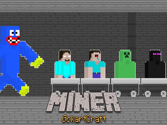 Miner GokartCraft - 4 Player Game Cover