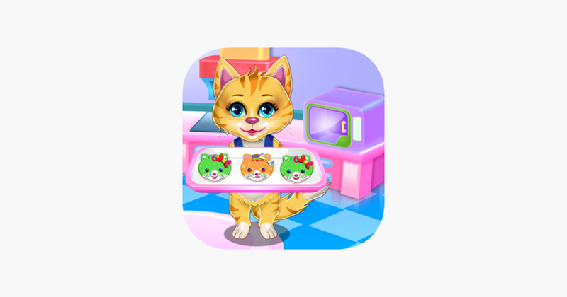 Sweet Rainbow Kitty Cookies Game Cover