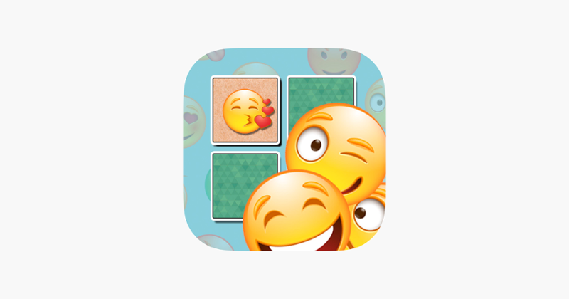 Emojis Find the Pairs Learning &amp; memo Game Game Cover