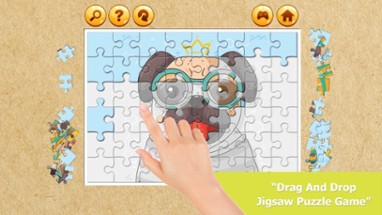Cat And Dog Jigsaw Puzzle Image