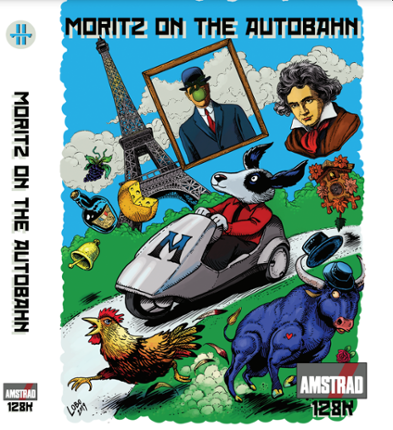 Moritz On The Autobahn (CPC Amstrad 128k) Game Cover