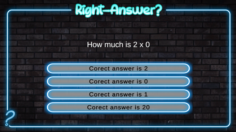 Right Answer? version 0.2 Game Cover