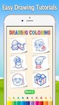 How to Draw Merry Christmas : Drawing and Coloring Image